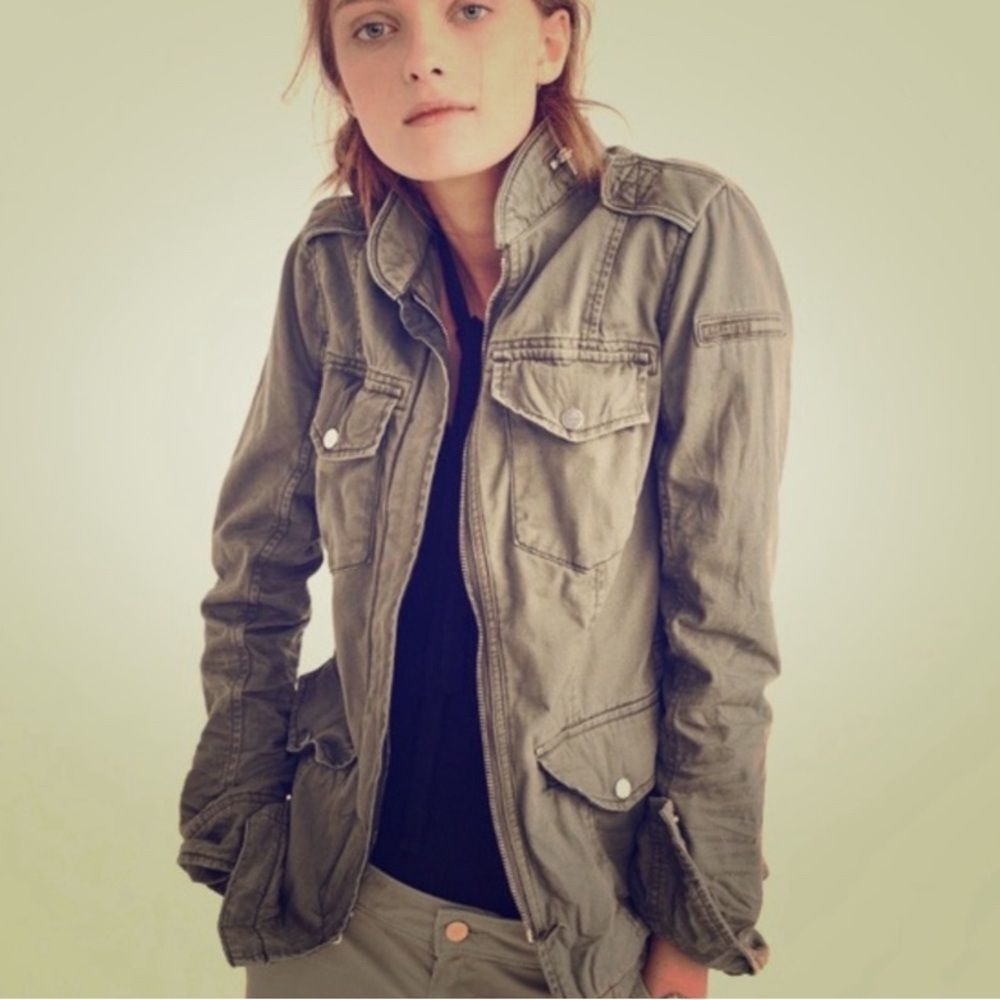 Abercrombie & Fitch Green Utility Jacket Size Large NWT